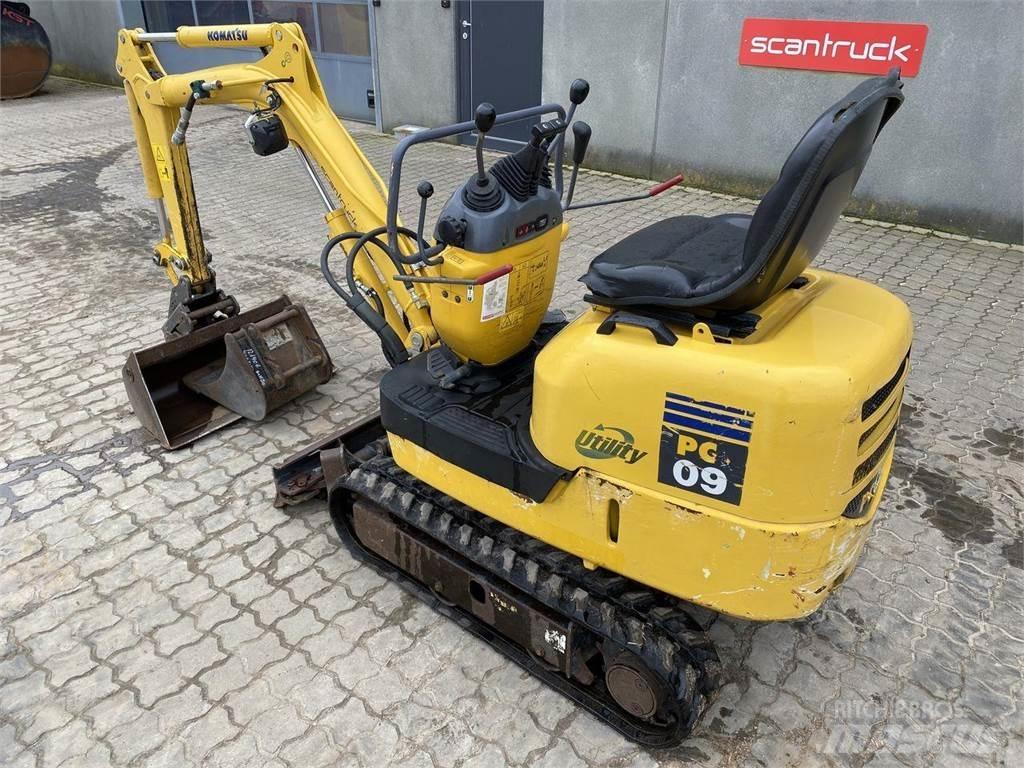 Komatsu PC09-1 Колёсные экскаваторы