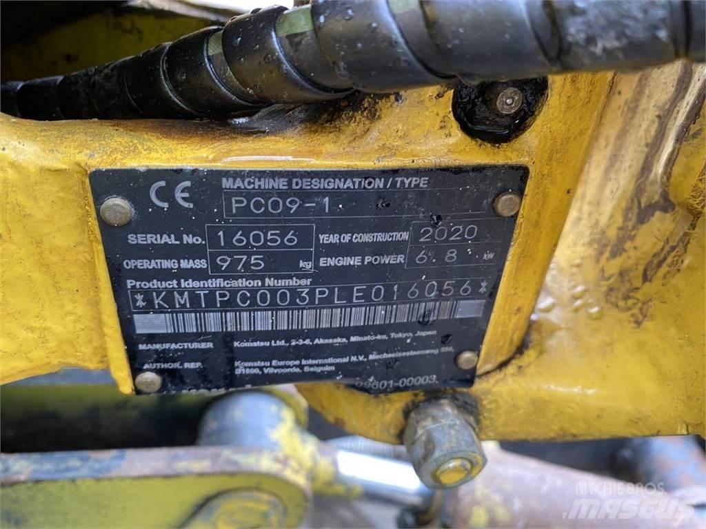 Komatsu PC09-1 Колёсные экскаваторы
