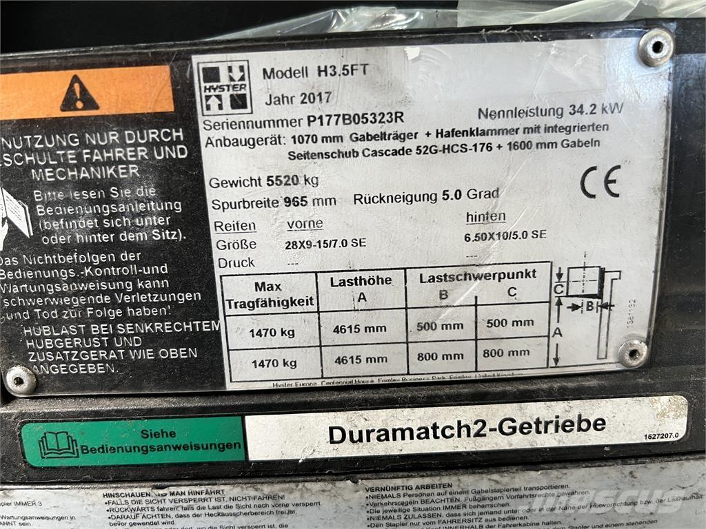 Hyster H3.5 FT/ 23R Дизельные погрузчики