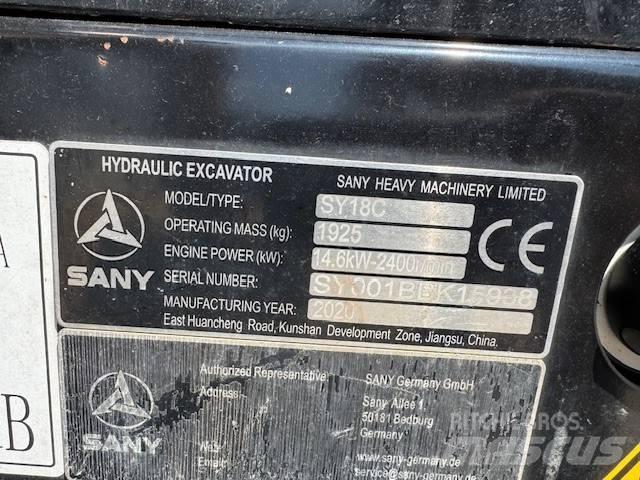 Sany SY 18 C Мини-экскаваторы
