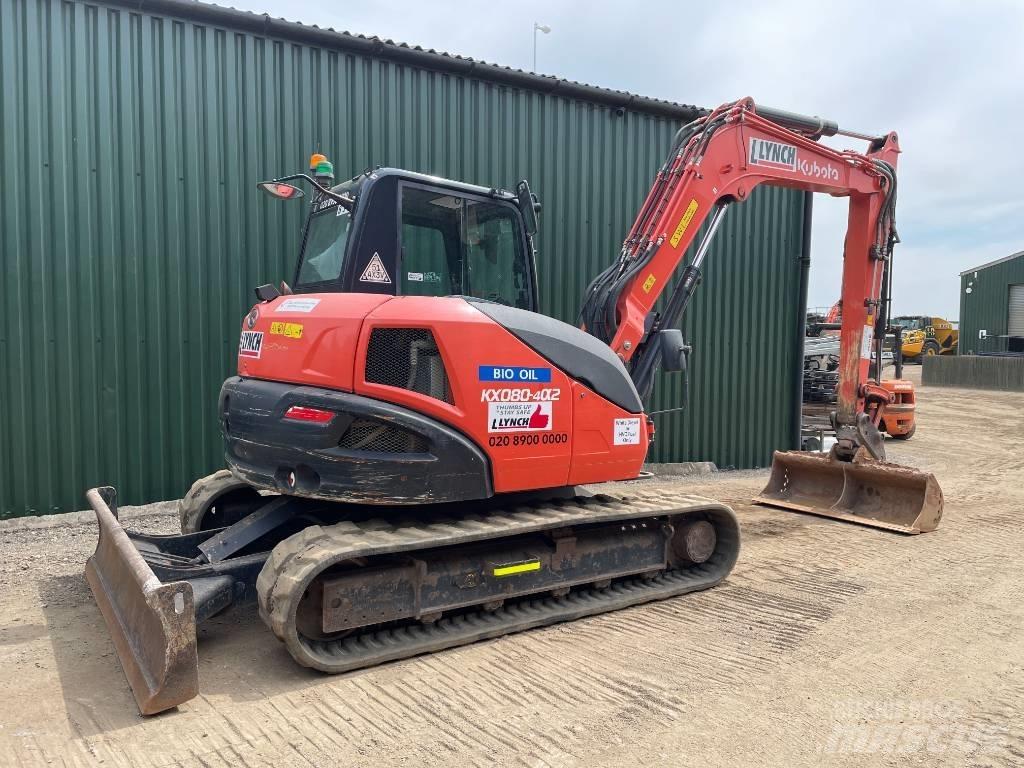 Kubota KX 080 Малые экскаваторы 7т-12т