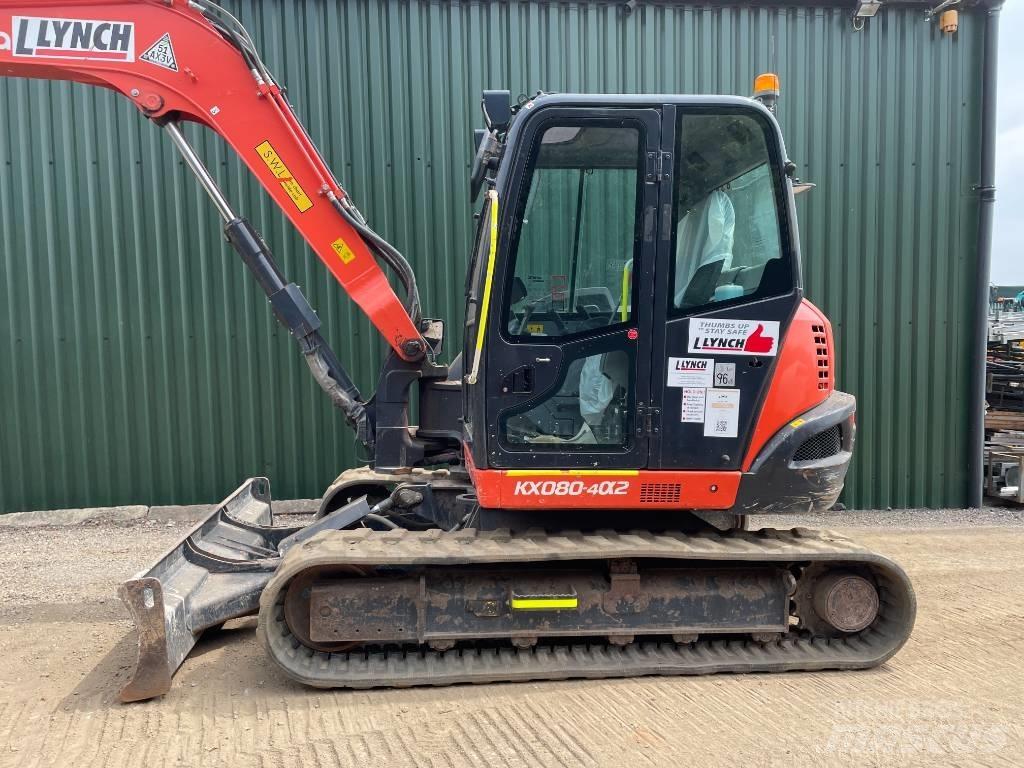 Kubota KX 080 Малые экскаваторы 7т-12т