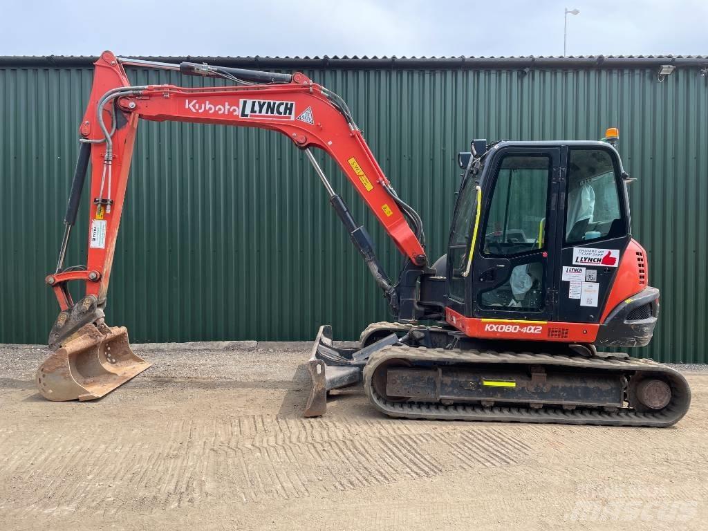 Kubota KX 080 Малые экскаваторы 7т-12т