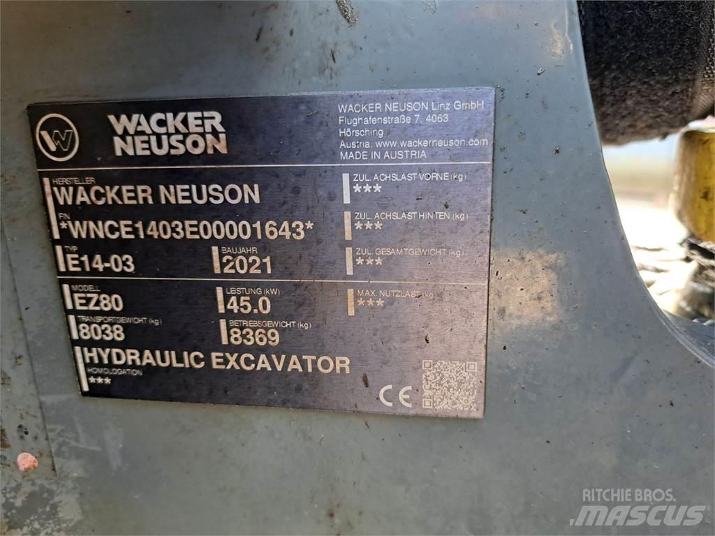 Wacker Neuson EZ80 Гусеничные экскаваторы