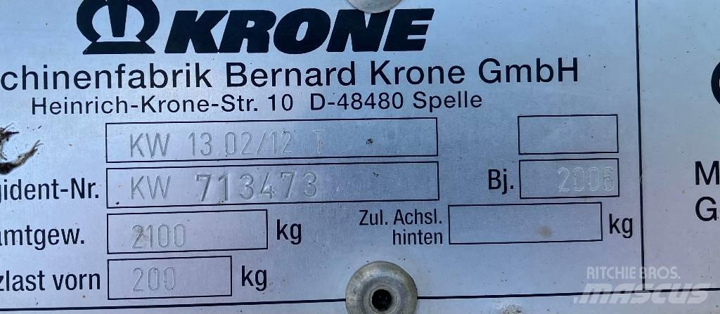 Krone KW 13.02/12 T Грабли-ворошилки