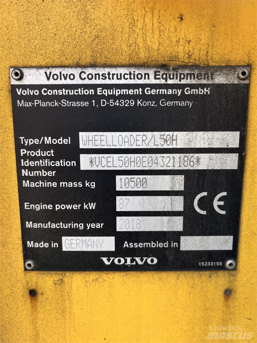 Volvo L 50 H Фронтальные погрузчики