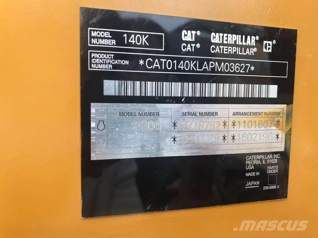 CAT 140k Грейдеры