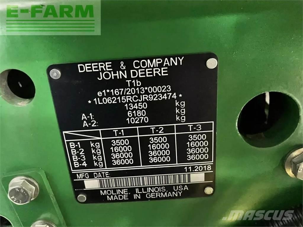 John Deere 6215r Трактора