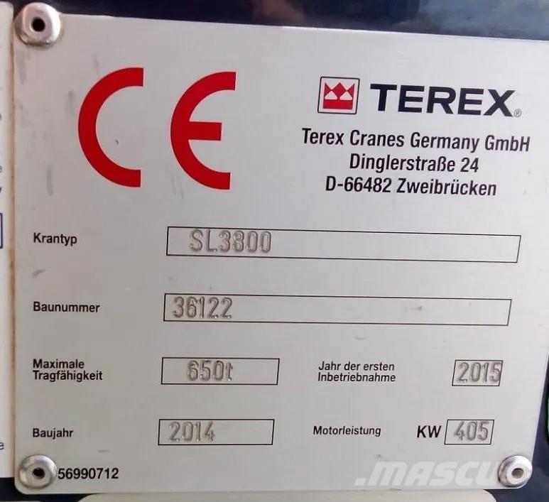 Terex SL 3800 Гусеничные краны