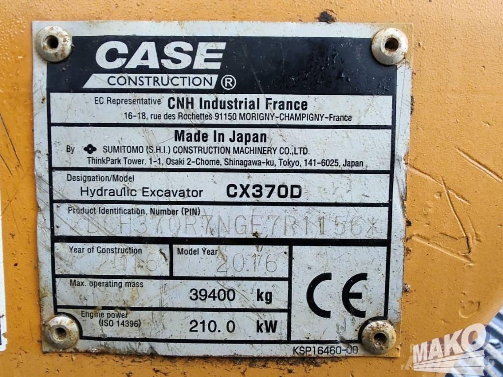 CASE CX 370 Гусеничные экскаваторы