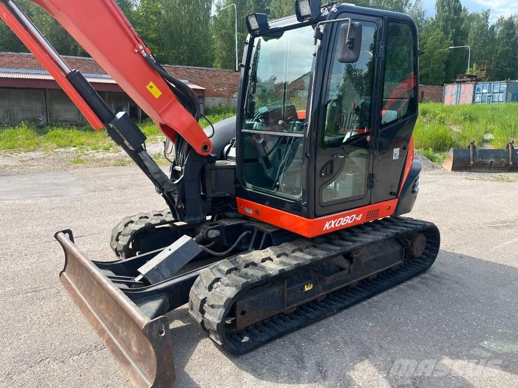 Kubota KX 080-4 Малые экскаваторы 7т-12т