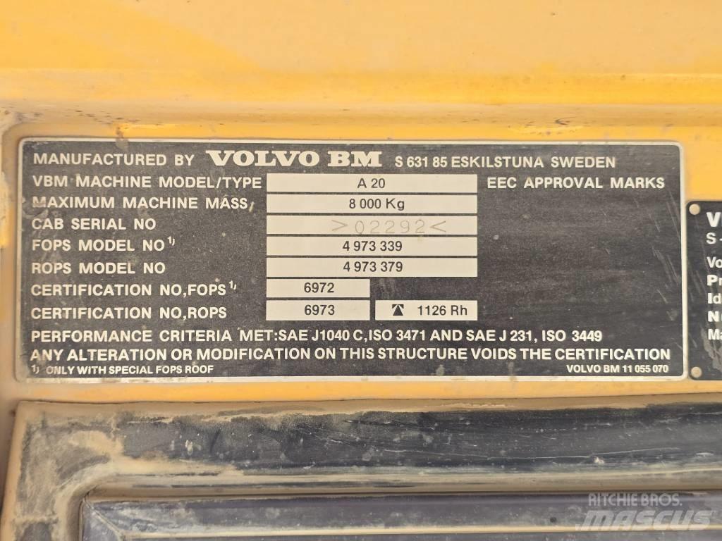 Volvo BM A 20 Мини-самосвалы