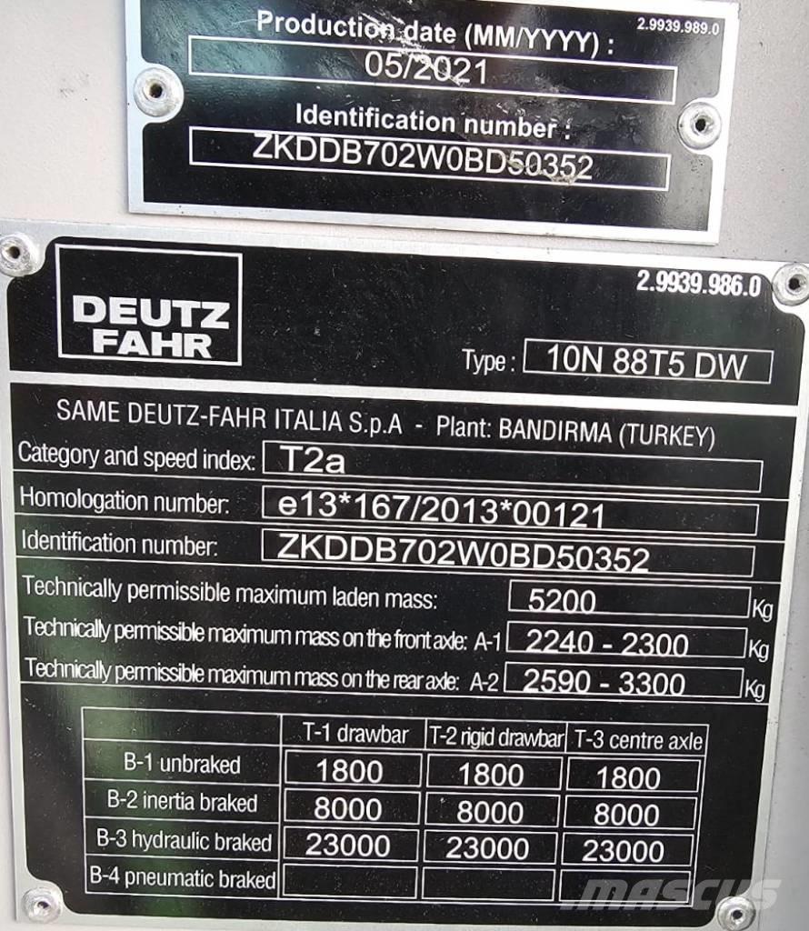 Deutz-Fahr 5090 Трактора