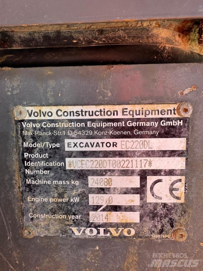 Volvo EC 220 DL Гусеничные экскаваторы