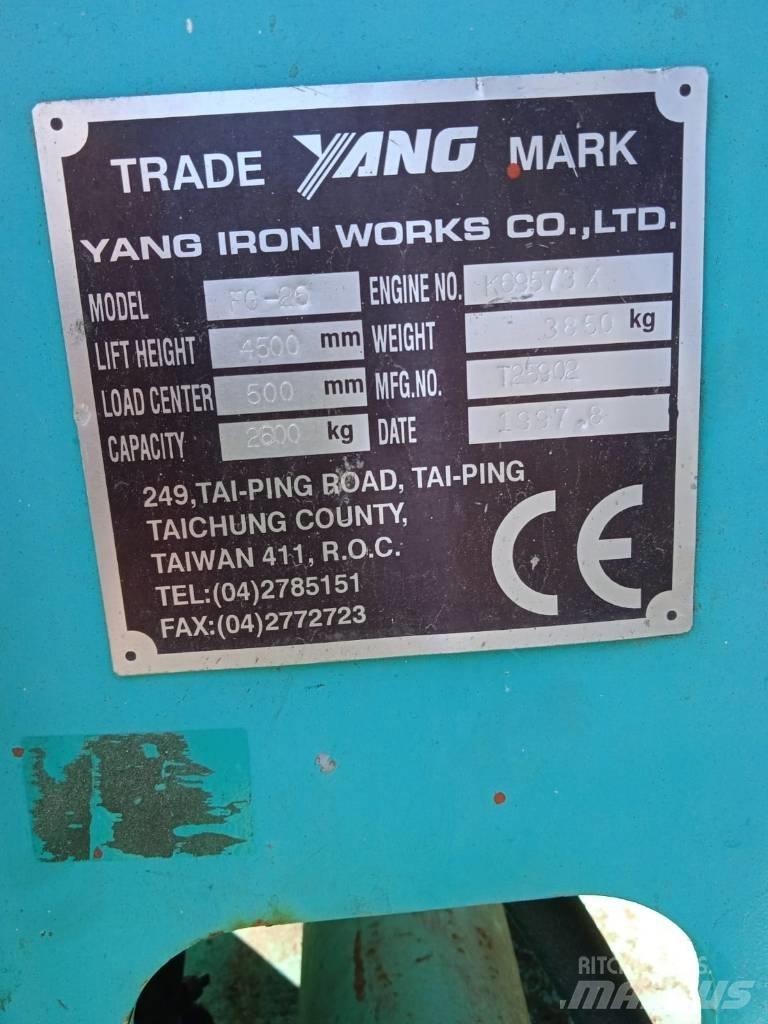 Yang FG20 Газовые погрузчики