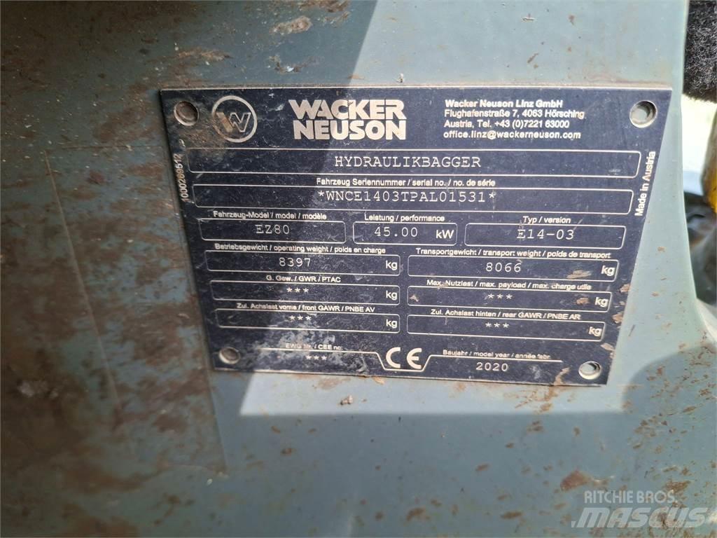 Wacker Neuson EZ80 Гусеничные экскаваторы