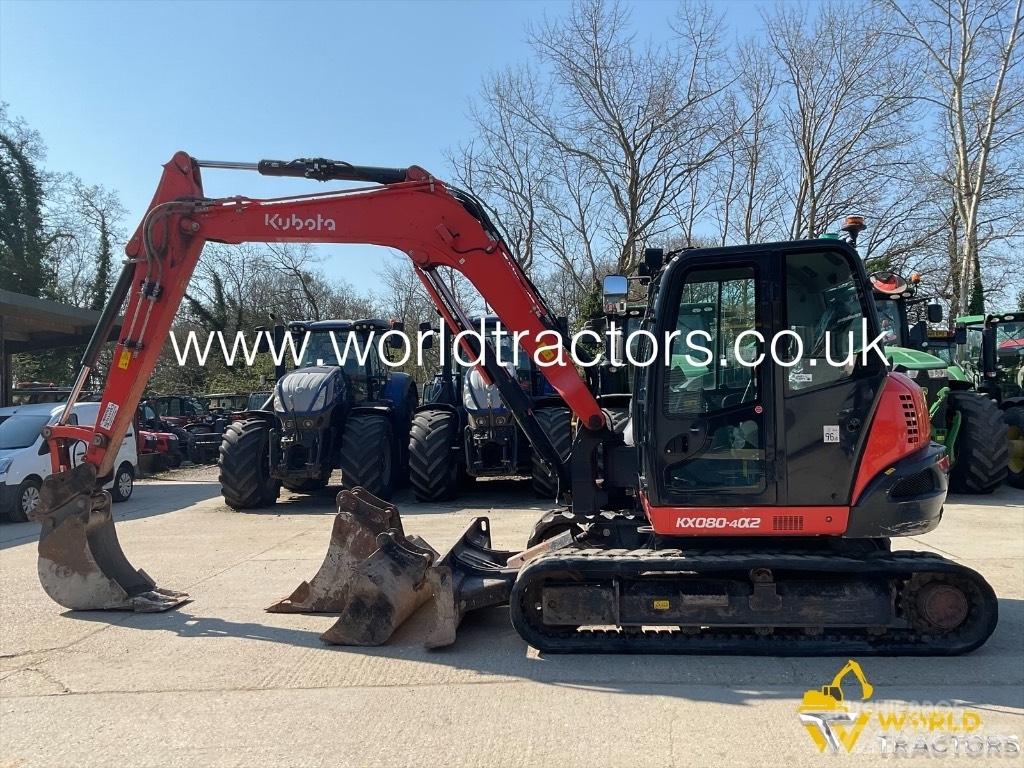 Kubota KX 080-4 Малые экскаваторы 7т-12т
