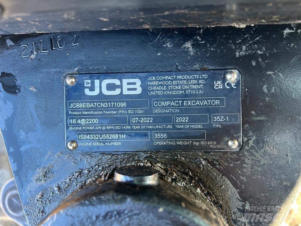 JCB 35 Z Мини-экскаваторы