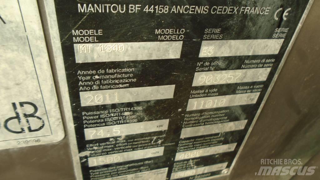 Manitou MT 1840 Телескопические погрузчики