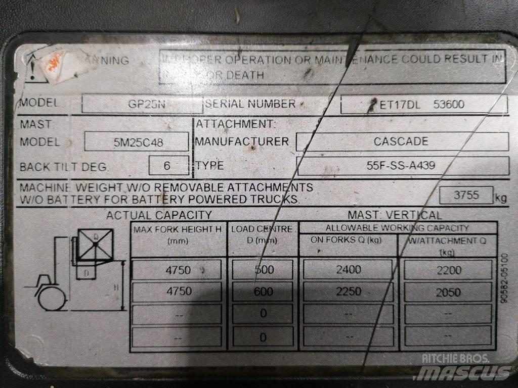 CAT GP25N Газовые погрузчики