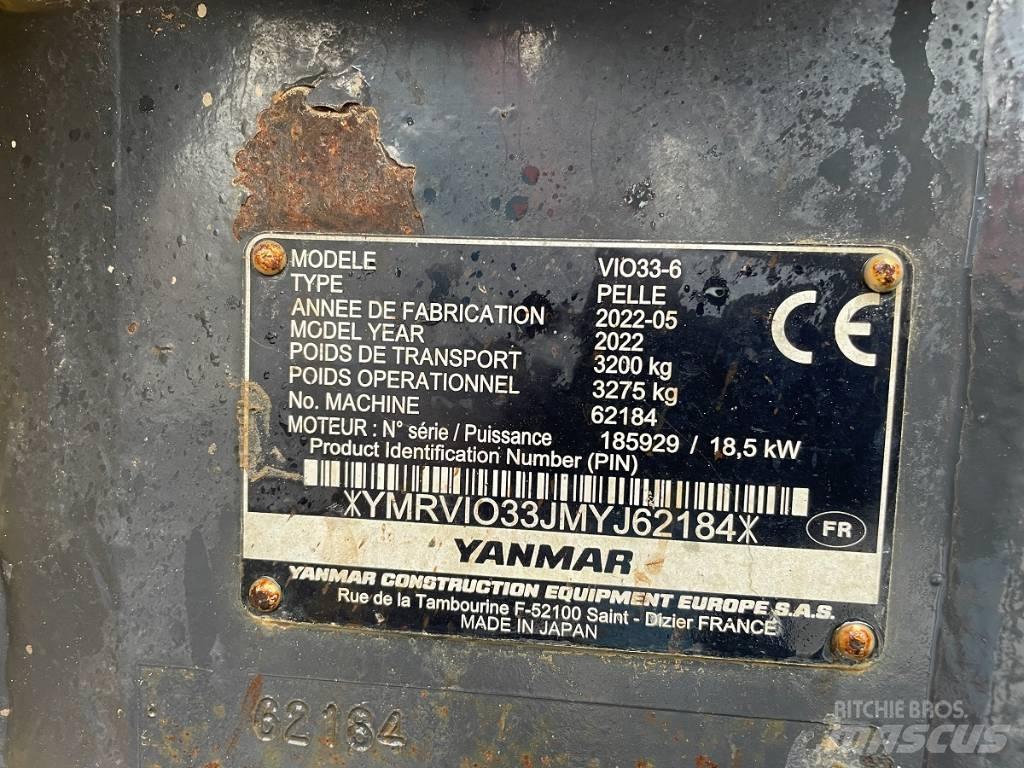 Yanmar Vio 33 U Мини-экскаваторы