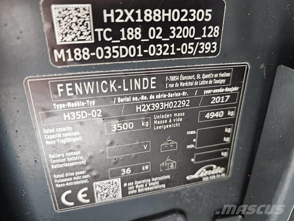 Linde H35D-02 Дизельные погрузчики