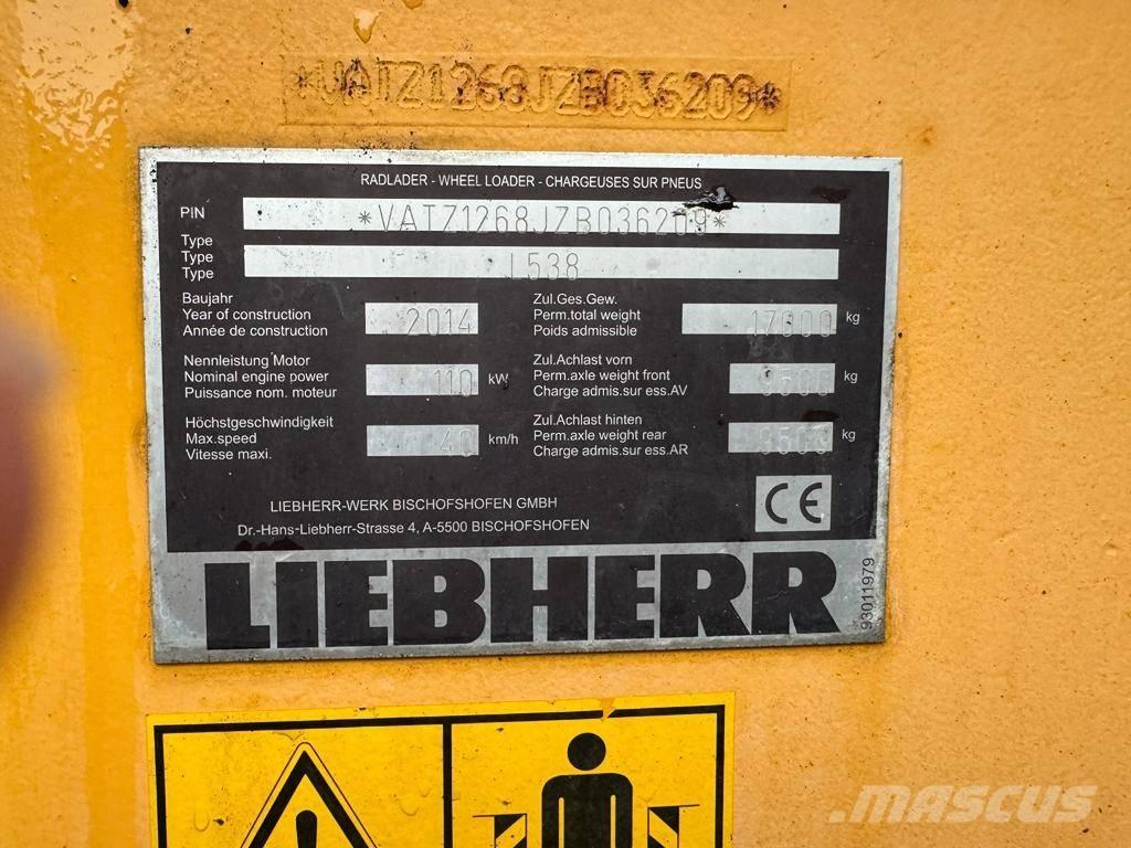 Liebherr L 538 Фронтальные погрузчики