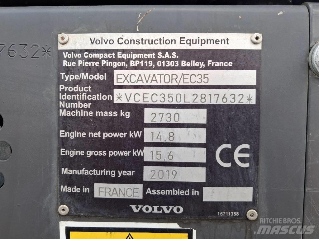 Volvo EC 35 Мини-экскаваторы