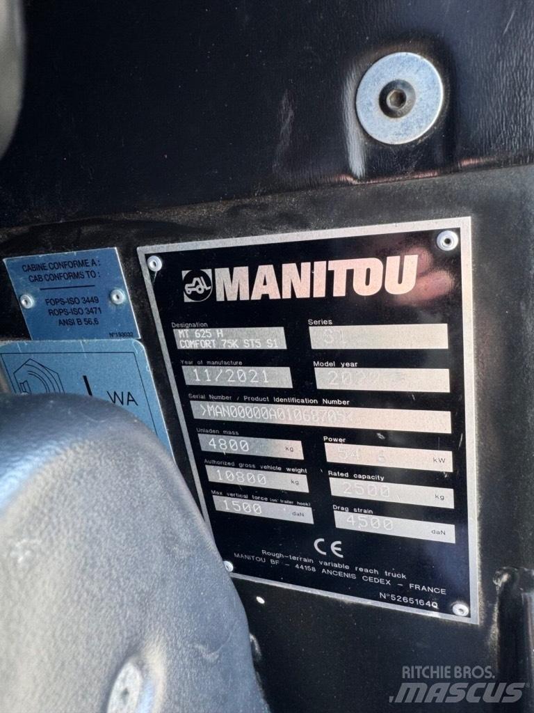 Manitou MT625H Телескопические погрузчики