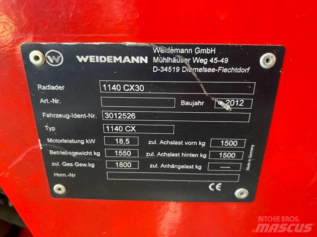 Weidemann 1140 CX30 Многофункциональные сельскохозяйственные погрузчики