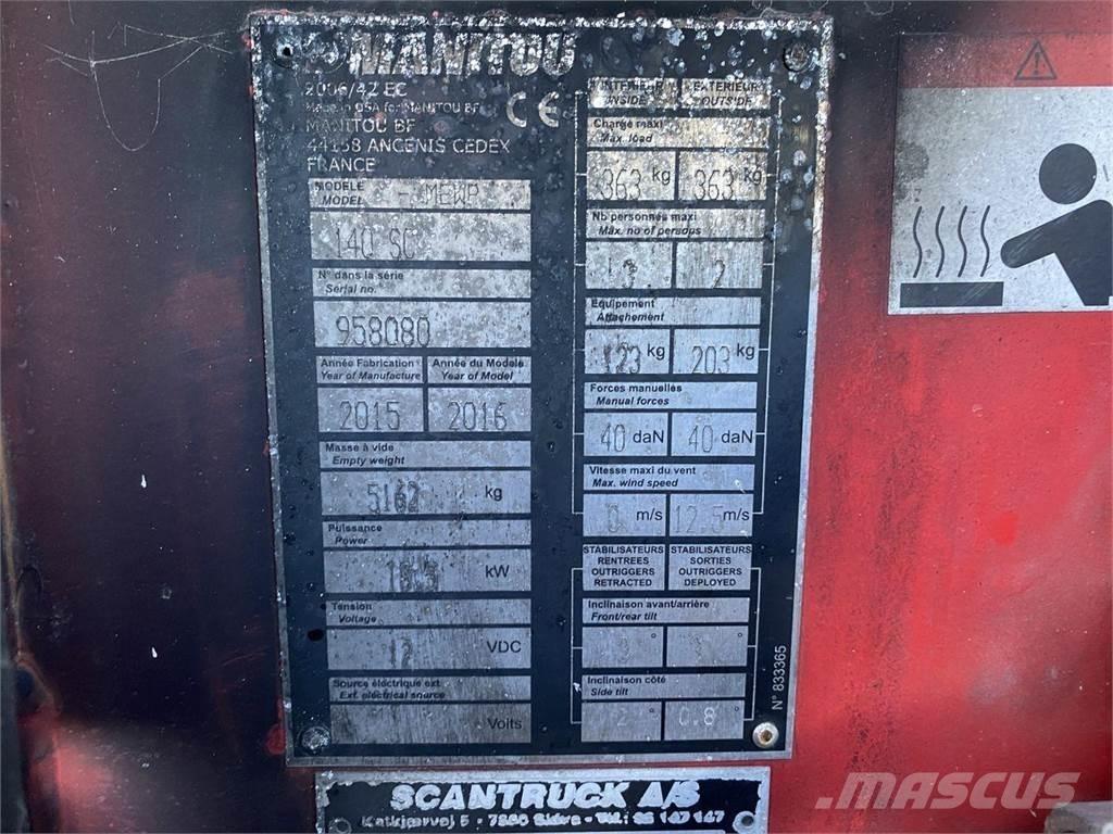 Manitou 140SC Ножничные подъемники