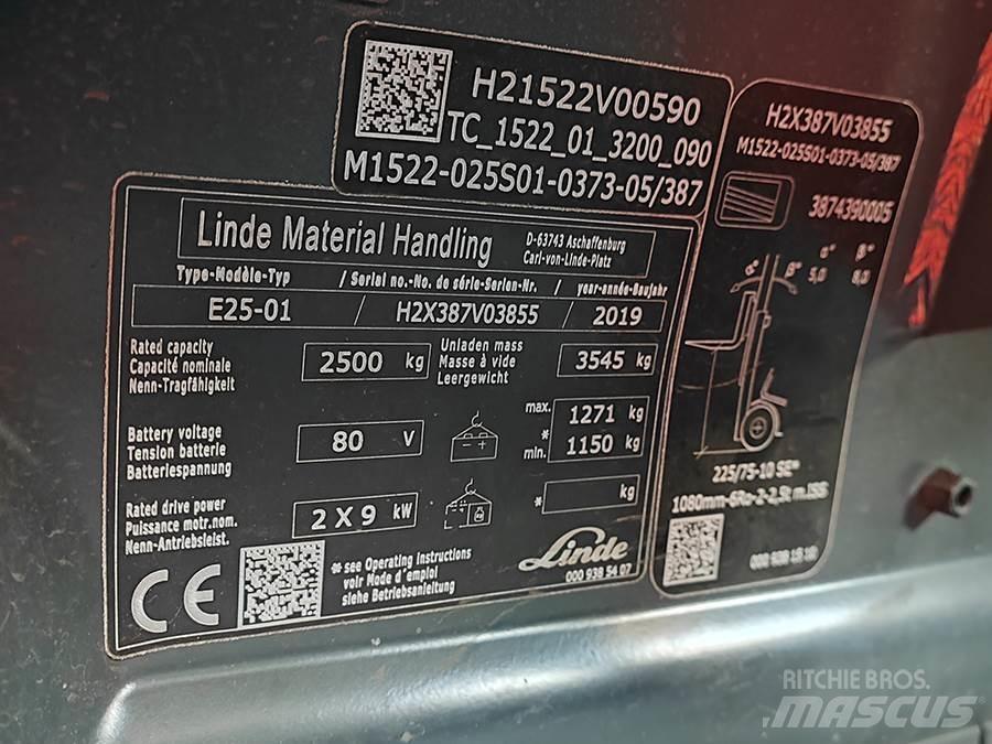 Linde E25-01 Электропогрузчики