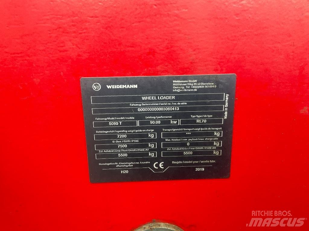 Weidemann 5080T Телескопические фронтальные погрузчики