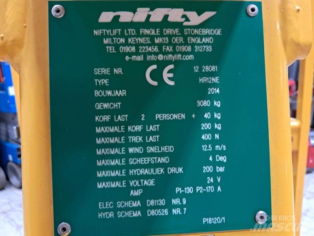 Niftylift HR12NE Коленчатые подъемники