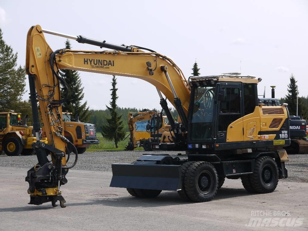 Hyundai HW 180 Колёсные экскаваторы