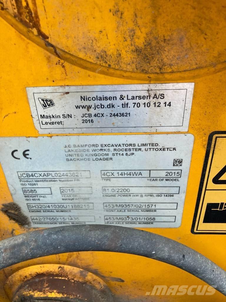 JCB 4 CX Экскаваторы-погрузчики