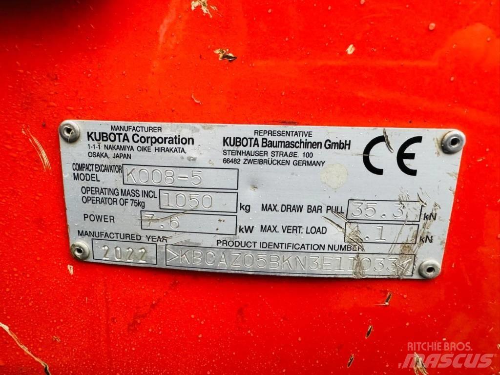 Kubota K008-5 Мини-экскаваторы