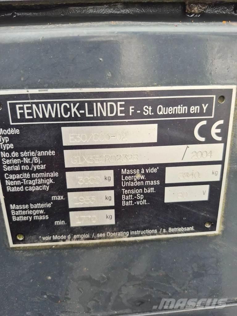 Linde e30/600-02 Электропогрузчики