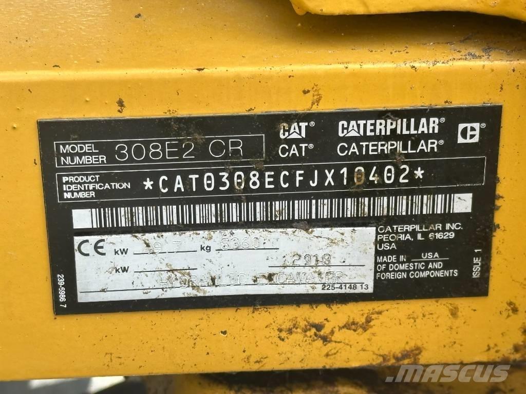 CAT 308 E 2 CR Малые экскаваторы 7т-12т