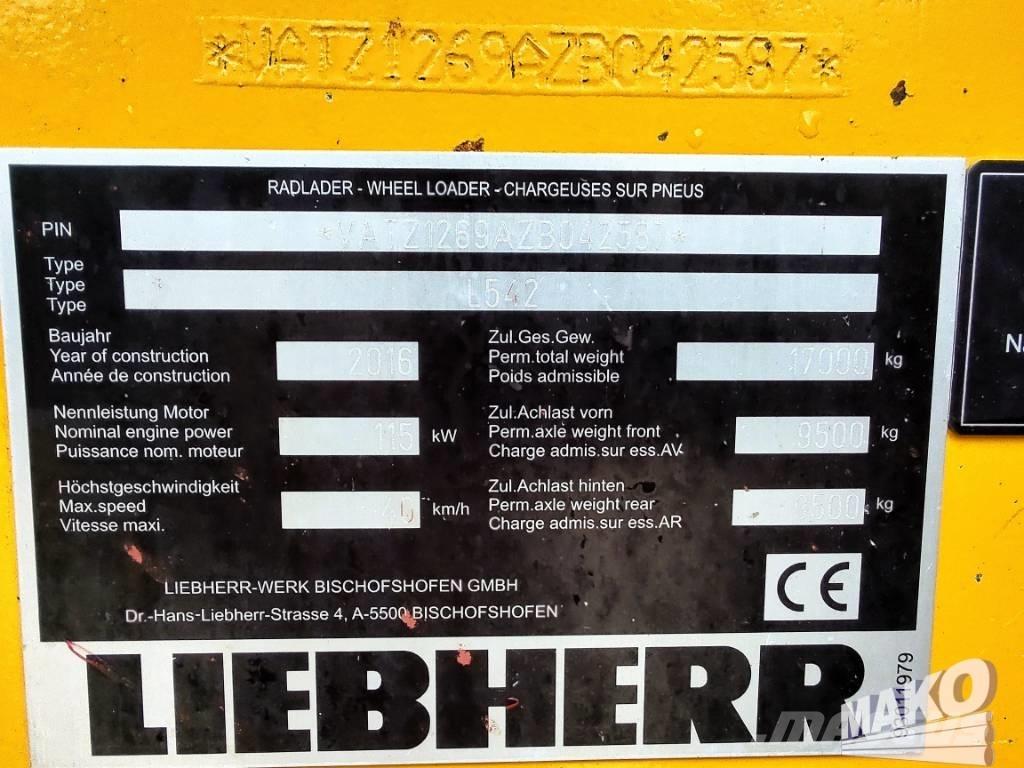 Liebherr L 542 Фронтальные погрузчики