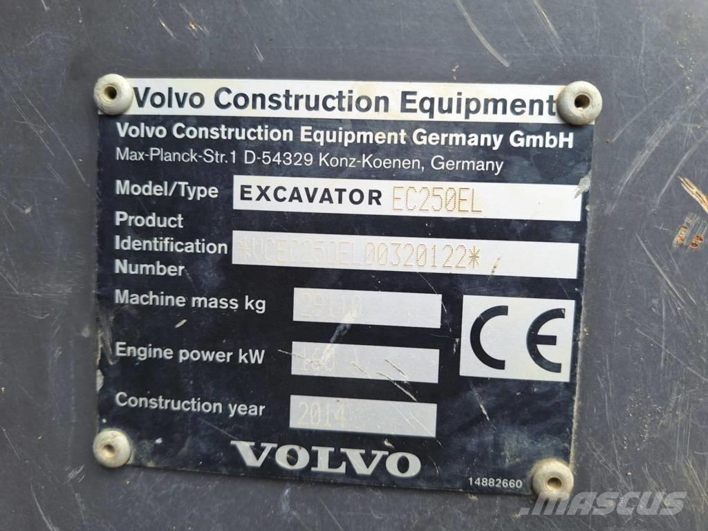 Volvo EC 250 EL Гусеничные экскаваторы