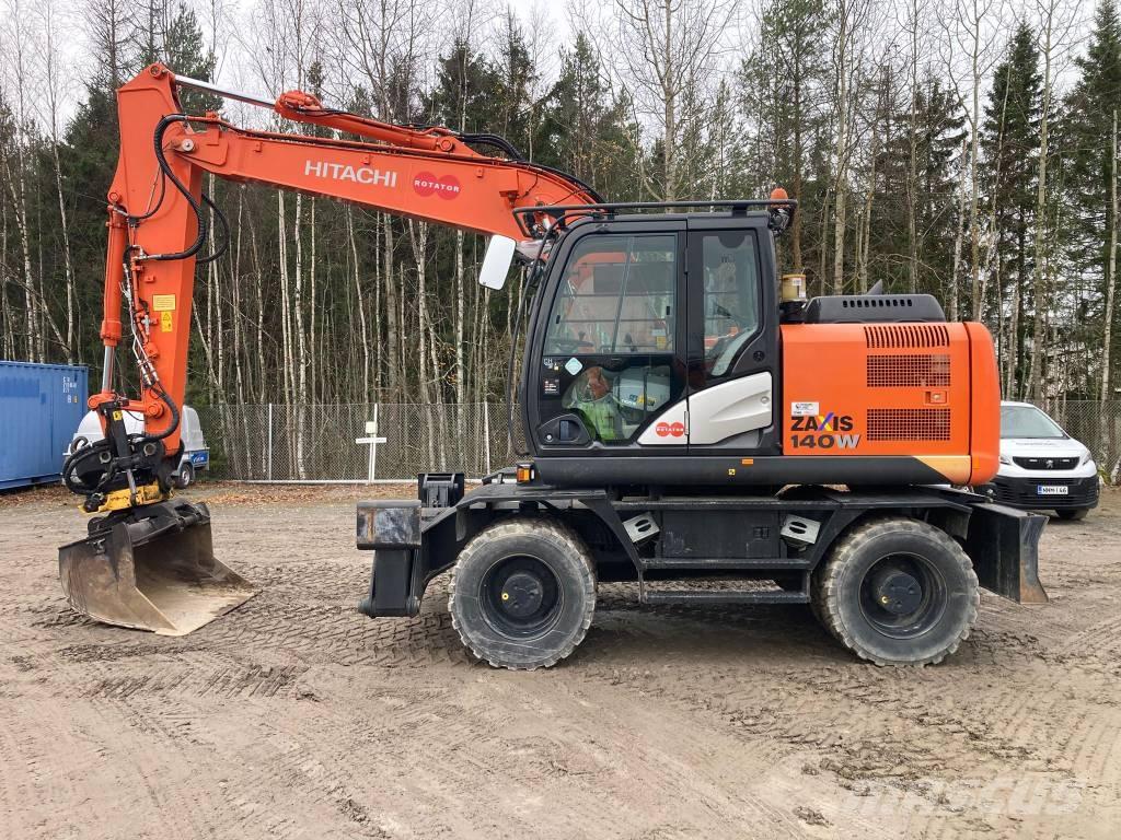 Hitachi ZX 140 W-5B Колёсные экскаваторы