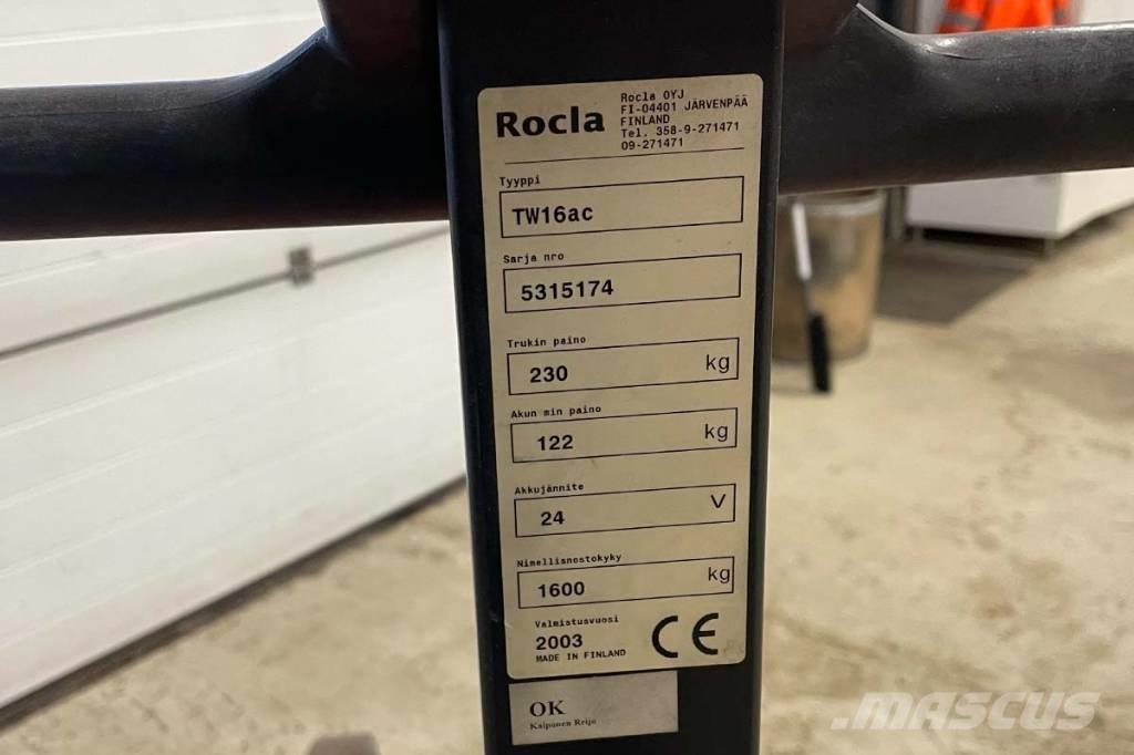 Rocla TW 16 AC Ручные электрические тележки