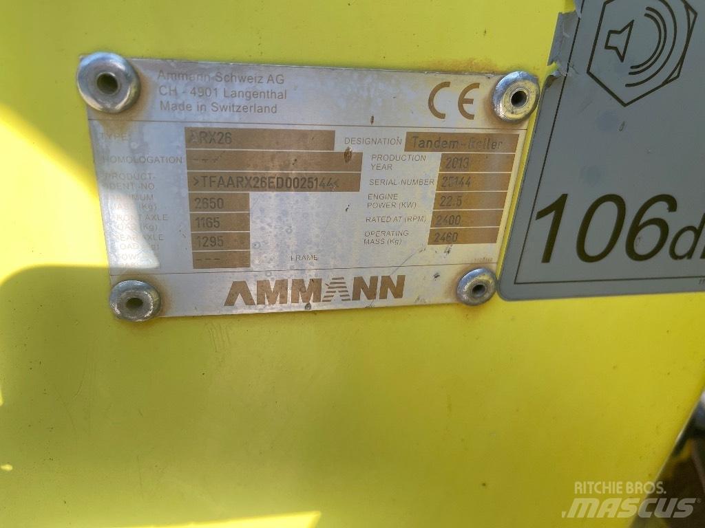 Ammann ARX 26 Катки тротуарные