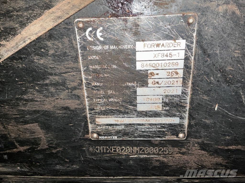 Komatsu 845 Форвардеры