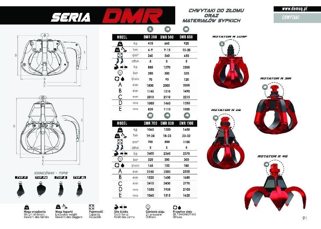  DEMOQ DMR700 Грейферы