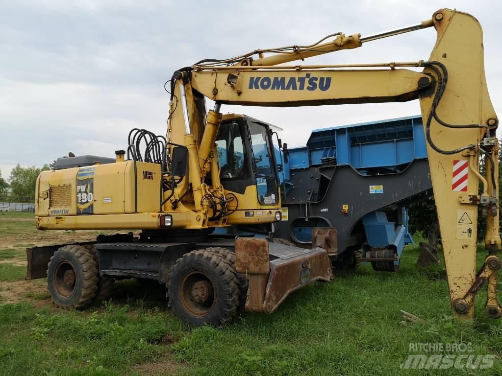 Komatsu PW 180 Колёсные экскаваторы
