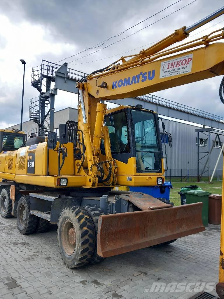 Komatsu PW 180-7EO Колёсные экскаваторы