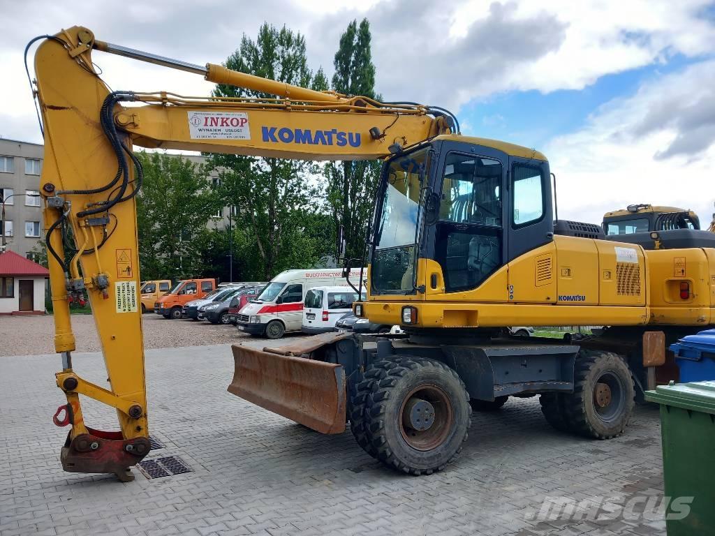 Komatsu PW 180-7EO Колёсные экскаваторы