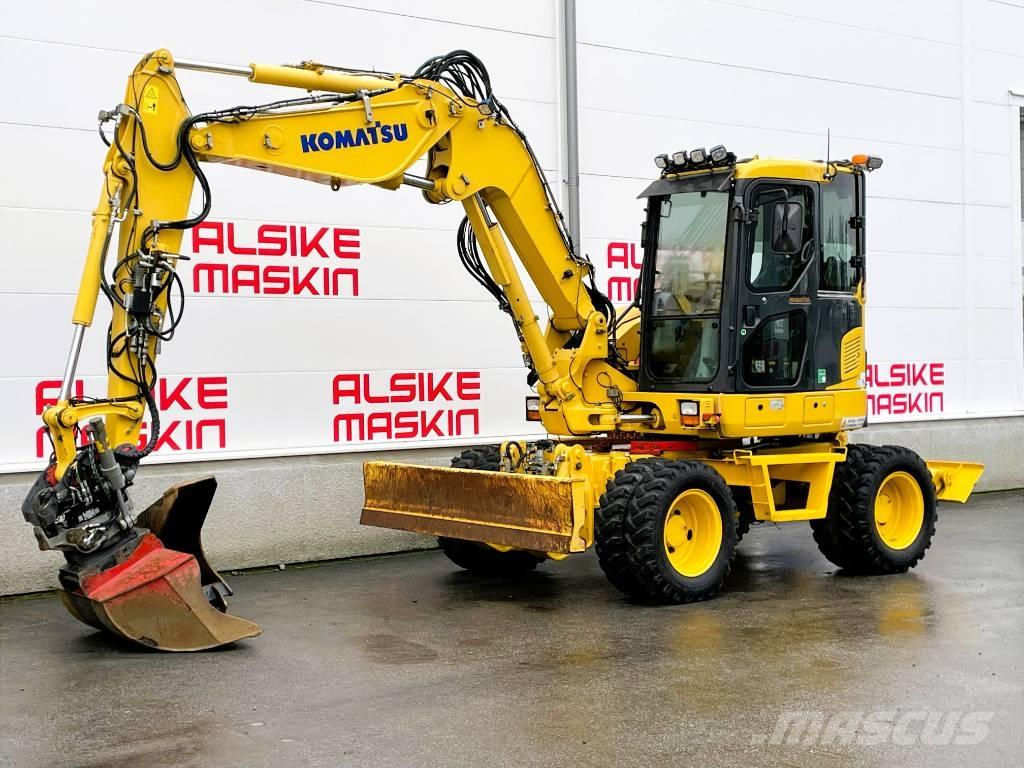 Komatsu PW 98 MR-8 Колёсные экскаваторы